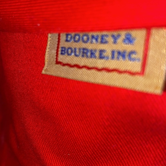 Dooney & Bourke Pebble Grain Zip Zip Satchel in Blue and Brown - Picture 8 of 15